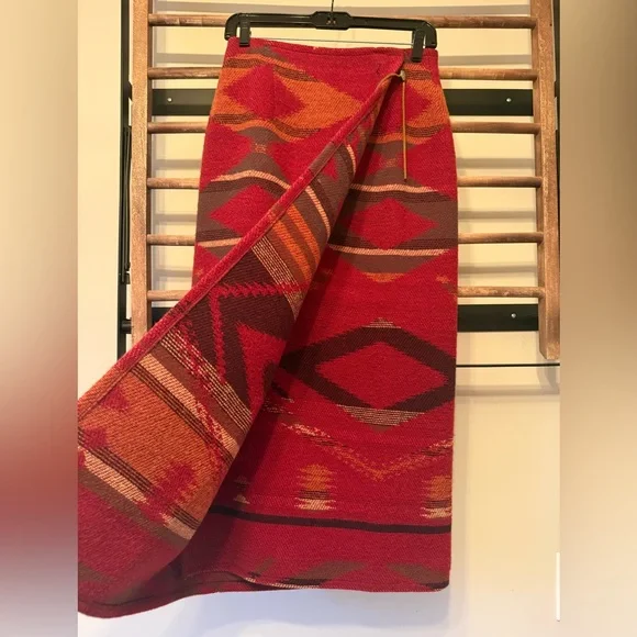 Vintage Ralph Lauren Country Wool Skirt - Picture 2 of 8